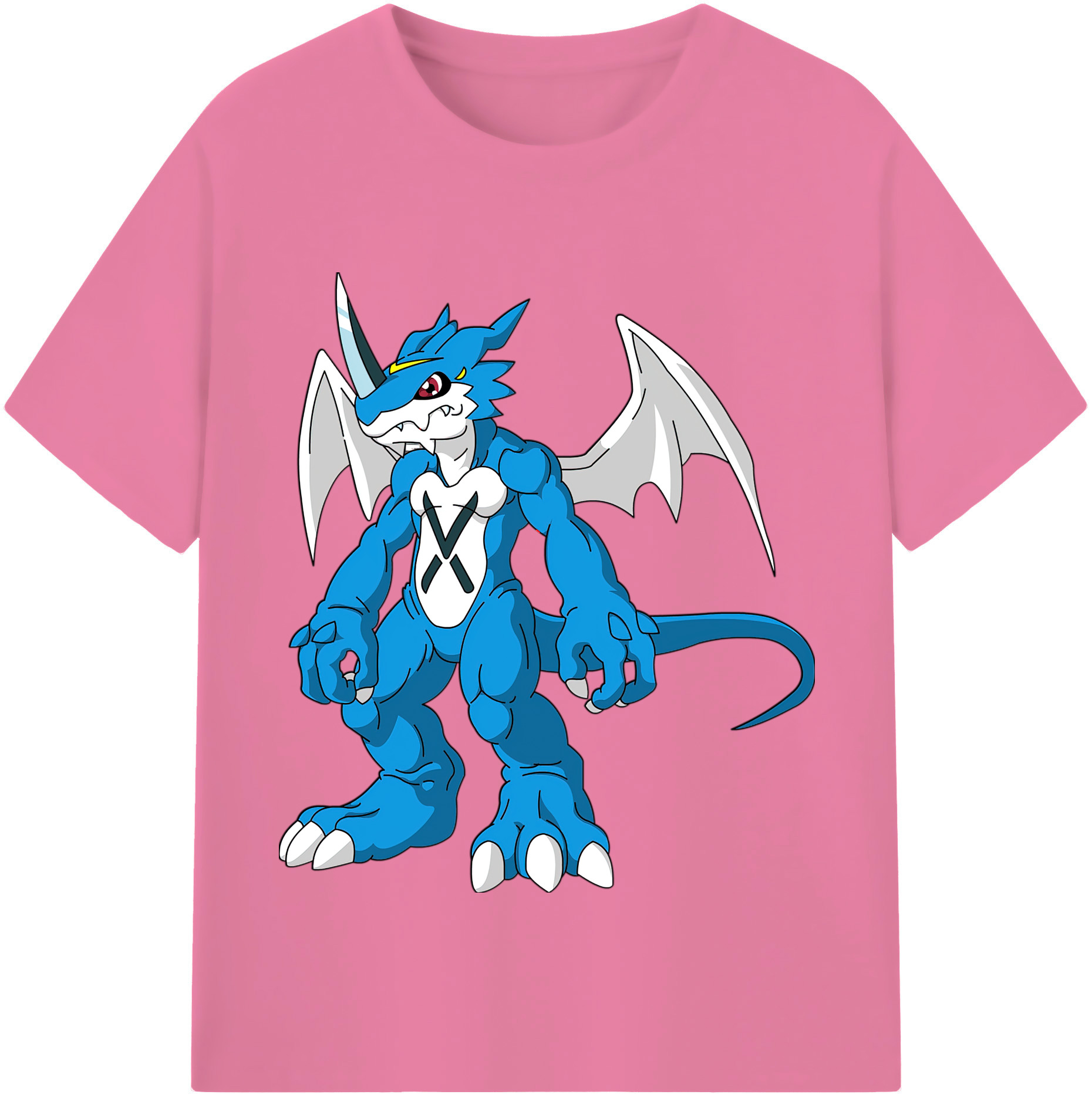 （画像用） Digimon デジタルモンスター/デジモン 綿100％半袖Tシャツ（フロントプリント）